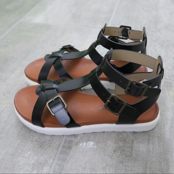 Dirty Laundry Shoes - SOLD Black gladiator sandals